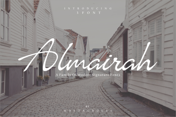 Almairah: A Relaxing Script Handwritten Font for Elegant Web Design