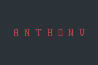 Anthony Serif Font for Streetwear-Inspired Branding