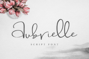 Aubrielle Script Handwritten Font for Crafters & Sellers