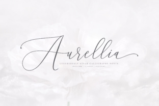 Aurellia: A Classy Handwritten Font for Elegant Branding