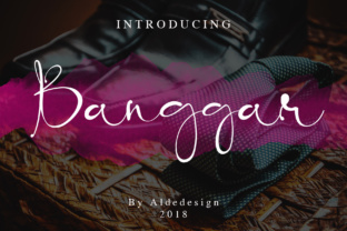 Banggar Font: Simple & Classy Script Handwritten Fonts for Campaigns