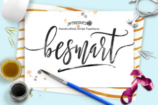 Be Smart Script: A Handmade Brush Script Font for Digital Design