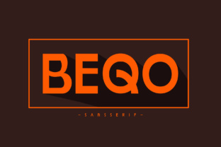 Beqo: A Geometric Sans Serif Font for Elegant Editorial Design