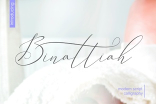 Binattiah Script Font for Elegant, Romantic Branding