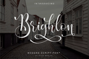 Brighlon: A Bouncy Elegant Script Font for Modern Web Design