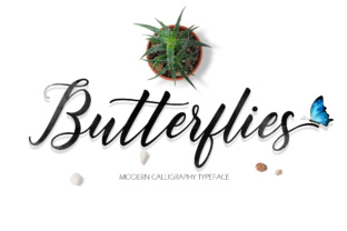 Butterflies Script: A Fresh, Dancing Script Handwritten Font