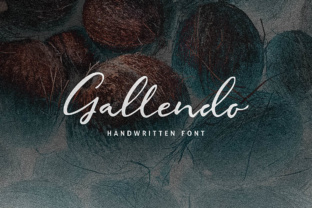 Gallendo: A Refined Script Handwritten Font for Campaign Clarity