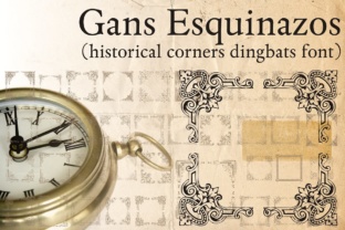 Gans Esquinazos: A Decorative Font for Distinctive Campaign Graphics
