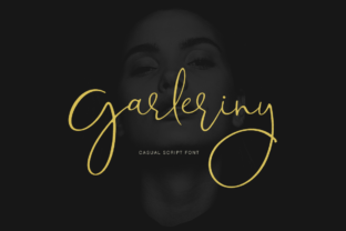 Garleriny: A Fresh Handmade Script Font for Editorial Design