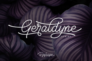 Geraldyne Font for Small Business Branding