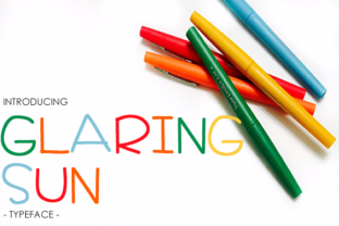 Glaring Sun Font for Playful, Human-Centered Branding