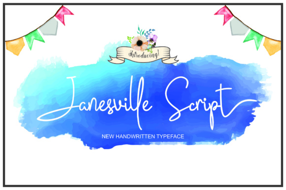 Janesville Script: A Handwritten Font for Elegant Digital Branding