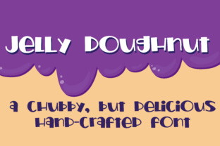 Jelly Doughnut Font for Whimsical, Bold Digital Typography