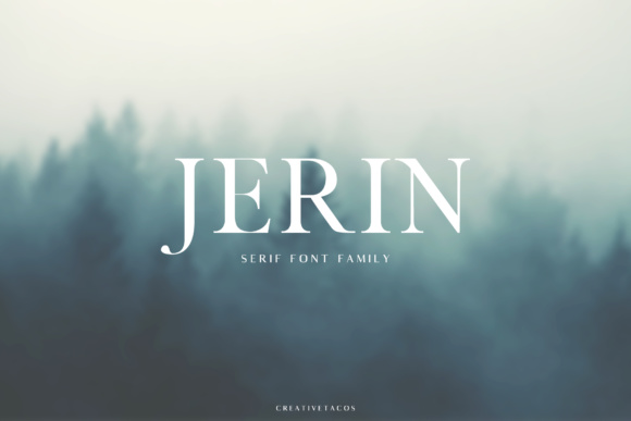 Jerin Serif Font for Elegant Handmade Products