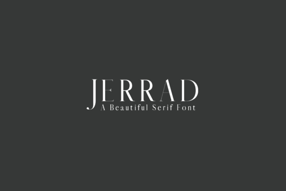 Jerrad Serif Font for Professional Small Business Branding