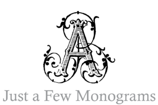 Just a Few Monograms: A Decorative Font for Distinctive Campaign Headlines