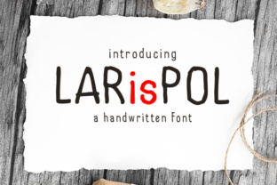 Larispol: A Handwritten Condensed Font for Editorial Calm