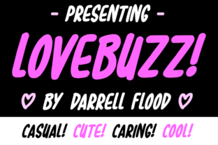 Lovebuzz: A Playful Hand-Drawn Script Font for Real Projects