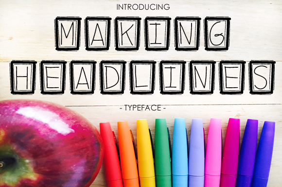 Making Headlines Font: A Friendly Decorative Typeface for Scroll-Stopping Visuals