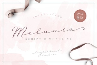 Melania Script: A Feminine Script Font for Editorial Design