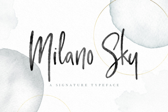 Milano Sky Script: A Premium Script Handwritten Font for Branding