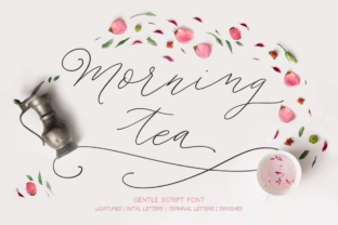 Morning Tea Script: A Signature Hand Drawn Font for Editorial Design