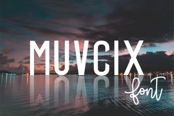Muvcix: A Sleek Sans Serif Font for Small Business Branding