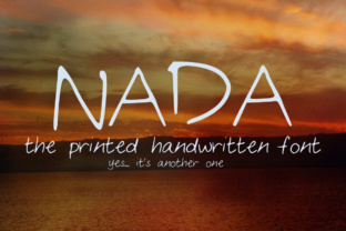 Nada: A Simple Handwritten Font for Scroll-Stopping Design