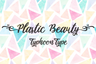 Plastic Beauty: A Script Handwritten Display Font for Elegant Branding
