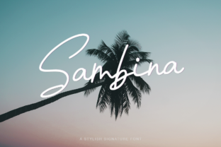 Sambina: A Fresh Handmade Calligraphy Font for Branding