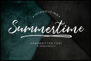 Summertime Script: A Signature Handwritten Font for Digital Branding
