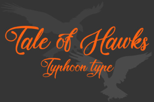Tale of Hawks Font for Handmade Labels & Creative Branding